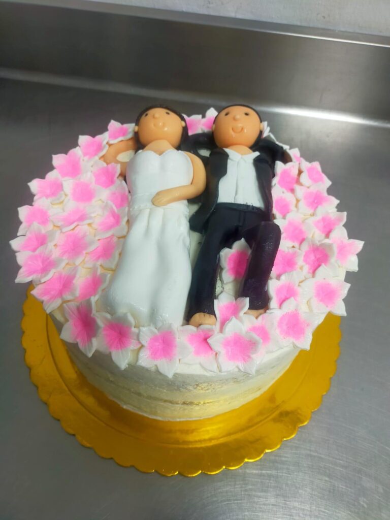 Tarta de Boda con muñecos 2