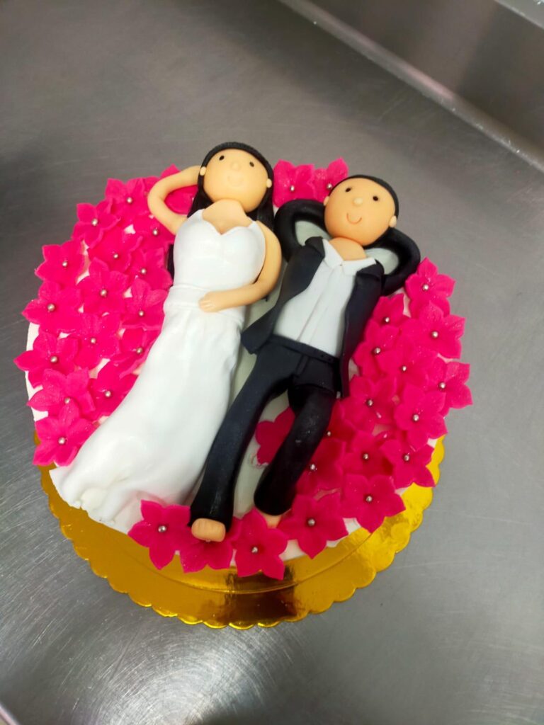 Tarta de Boda con muñecos 3